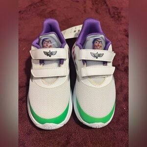 Adidas FortaRun Buzz CF I Shoes - White, Red, Green